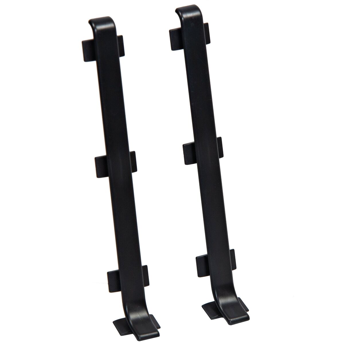 Łącznik do listew 100 mm Ciemno szary 2szt Cezar