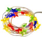 Lampki choinkowe na druciku 20 LED multikolor 1.9 m na baterie