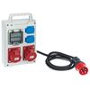 Rozdzielnica elektryczna bez wyposażenia RS 1 / 4 6213 - 10 / 2 X 2P + Z 2 X 3P + N + Z 16 / 32 ELEKTRO-PLAST