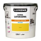 Farba wewnętrzna LATEKSOWA 2.5 l Banana 4 LUXENS