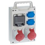 Rozdzielnica elektryczna bez wyposażenia RS 1 / 4 6212 - 00 / 2 X 2P + Z 2 X 3P + N + Z 32A ELEKTRO-PLAST