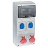 Rozdzielnica elektryczna bez wyposażenia RS 1 / 8 6242 - 00 / 2 X 2P + Z 2 X 3P + N + Z 32A ELEKTRO-PLAST