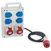 Rozdzielnia siłowa RS 6214 - 10 / 2 X 3P + N + Z 16 / 32A ELEKTRO - PLAST