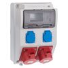 Rozdzielnia siłowa RS 1 / 9 6222 - 00 / 2 X 2P + Z 2 X 3P + N + Z 32A ELEKTRO - PLAST
