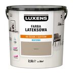 Farba wewnętrzna LATEKSOWA 2.5 l Trench 5 LUXENS
