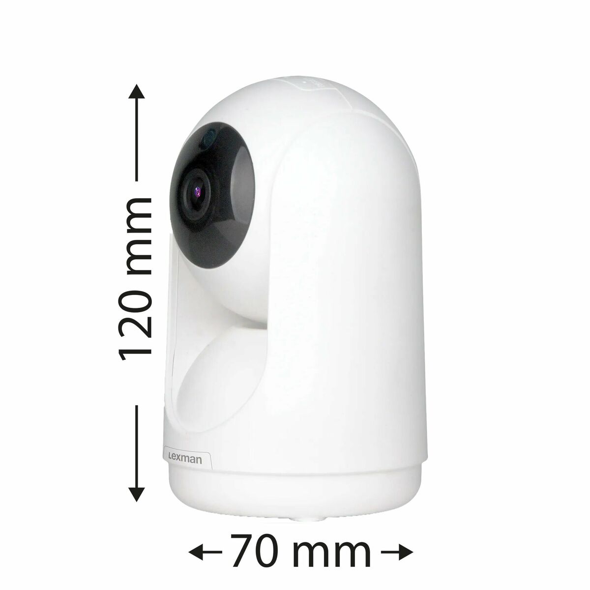Kamera wewnętrzna obrotowa WiFi LEXCAM-RI01 ENKI LEXMAN