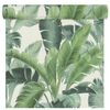 Tapeta w liście TROPICS zielona winylowa na flizelinie
