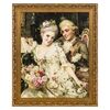 Obraz FEDERICO ANDREOTTI Z BUKIETEM KWIATÓW 48 x 58 cm NIELSEN