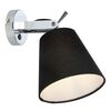 Kinkiet BALI czarny z chromem E14 LIGHT PRESTIGE