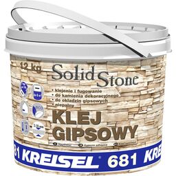 Klej gipsowy do kamienia dekoracyjnego SOLID STONE 681 12 kg Kreisel