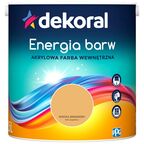 Farba wewnętrzna ENERGIA BARW 2.5 l Koktajl Bananowy DEKORAL
