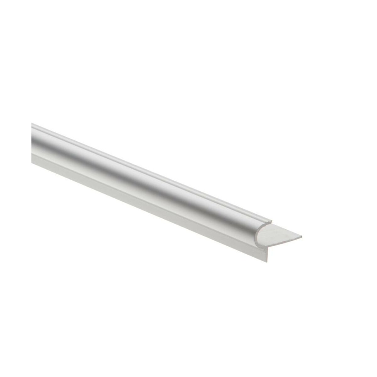 Profil wykończeniowy schodowy aluminium 12 mm / 2.5 m Srebrny Standers