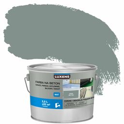 Farba do podłóg NA BETON 2.5 l Szary Mat LUXENS