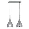 Lampa wisząca Retro chrom 2 x E27 Nave Polska
