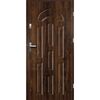 Drzwi zewnętrzne stalowe AURORA Orzech 80 Prawe OK DOORS TRENDLINE
