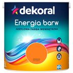 Farba wewnętrzna ENERGIA BARW 2.5 l Oranżada DEKORAL
