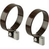 Obejma zaciskowa do rynny 53 mm Brązowa 2 szt. MARLEY
