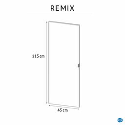 Drzwi do mebli łazienkowych REMIX 45 X 115 DO PÓŁSŁUPKA WYSOKIEGO SENSEA