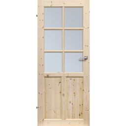 Drzwi wewnętrzne drewniane pokojowe Londyn Lux 80 Lewe Radex