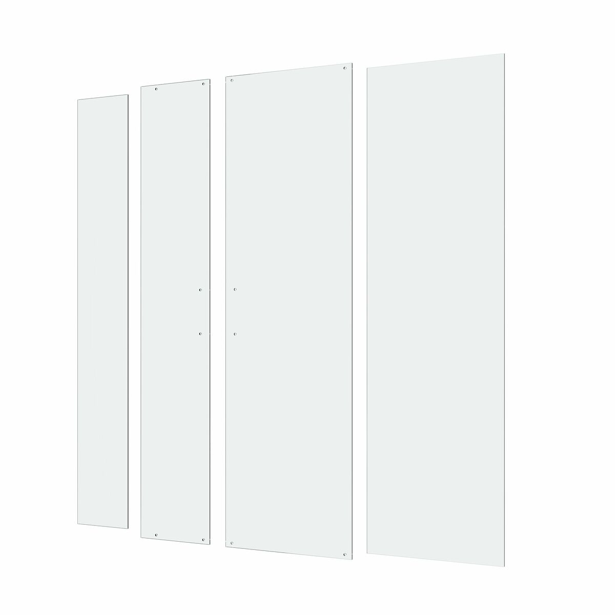 Szkło kabiny prostokatnej transparentne Easy 120 X 70 X 190 Sensea