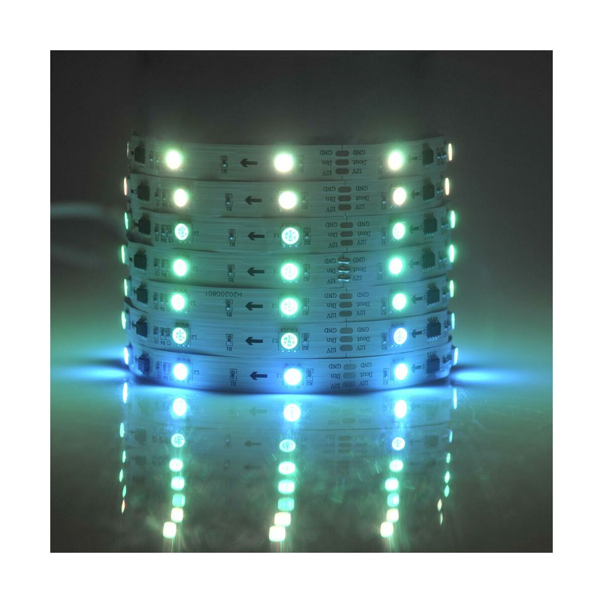 Zestaw taśma LED Magic RGB IP20 2 m + pilot i zasilacz Polux