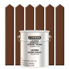 Lazura do drewna DEKORACJA I OCHRONA DREWNA 5 l Palisander LUXENS