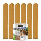 Lazura do drewna DŁUGOTRWAŁA OCHRONA I DEKORACJA DREWNA 0.75 l Dąb naturalny LUXENS