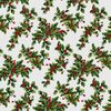 Tkanina świąteczna na mb X-Mas Magic zielona szer. 140 cm