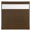 Płot kompozytowy WPC CIEMNY BRĄZ 173x173 cm WINFLOOR