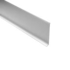 Listwa cokołowa Aluminiowa 80 mm Srebrny mat 2.5 m Cezar