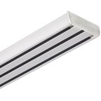 Szyna sufitowa 3-torowa 200 cm biała aluminowa Mardom