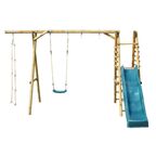 Huśtawka ze zjeżdżalnią KOALA 1 szer. 384 x gł. 339 x wys. 225 cm SOBEX