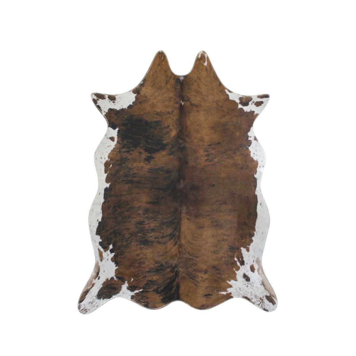 Dywan sztuczna skóra Safari brązowy 100 x 130 cm