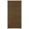 Płot kompozytowy 86.5x173 cm brązowy WPC WINFLOOR