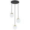 Lampa wisząca Livia IP22 biało-złota E27 Prezent