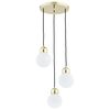 Lampa wisząca LIVIA IP22 biało-złota E14 PREZENT