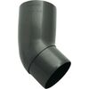 Kolano rynnowe 75 mm/45° Grafitowe MARLEY