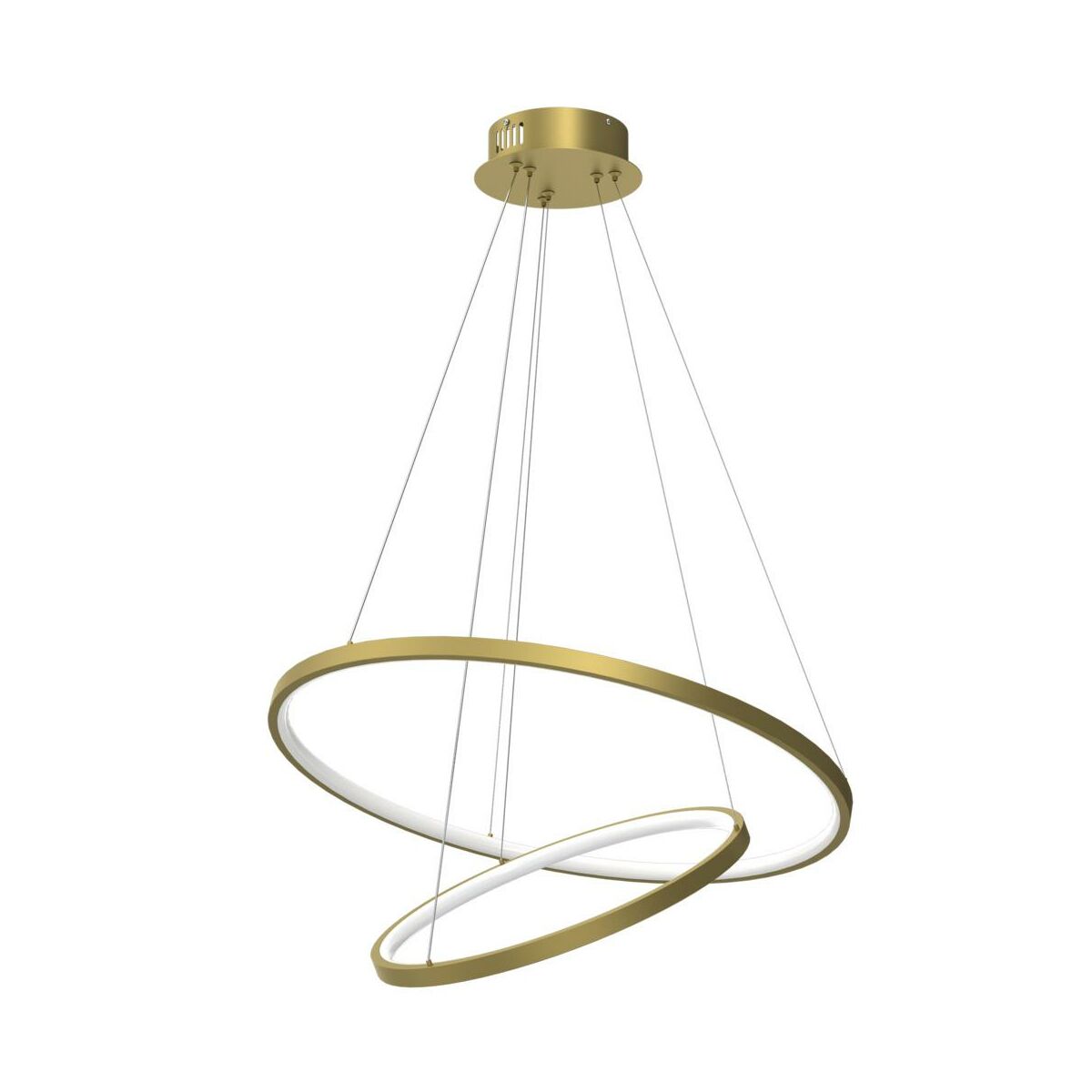 Lampa wisząca Rotondo złota 2850 lm 2 x LED Milagro