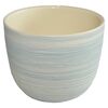 Doniczka ceramiczna 26 cm szara KLASYK CERAMIK