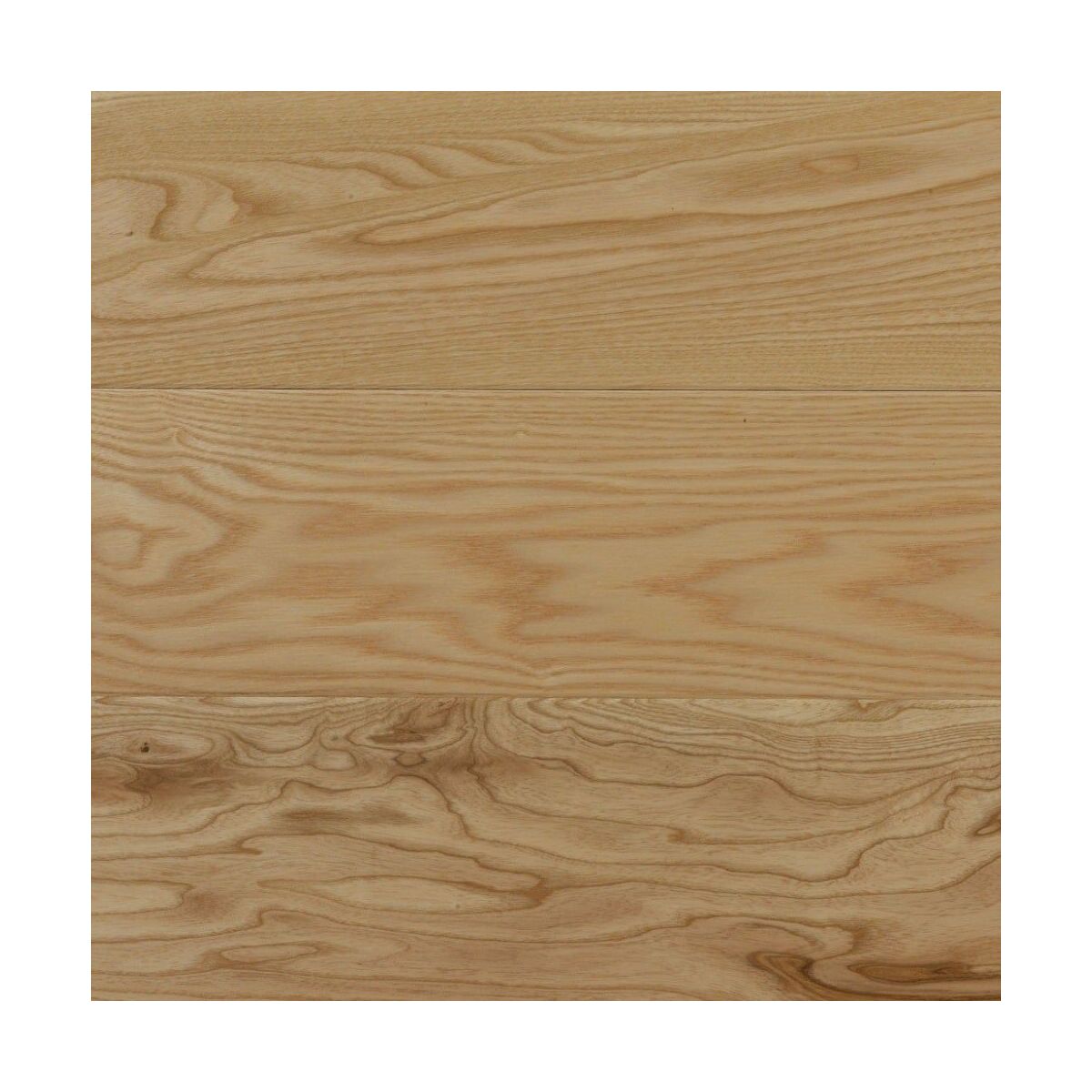 Podłoga drewniana deska trójwarstwowa Jesion natur advance 1-lamelowa lakier półmatowy 14 mm Barlinek