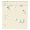 Tapeta dla dzieci FUNNY ANIMALS beżowa papierowa