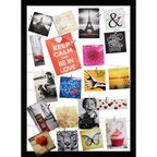 Fotogaleria na zdjęcia sznurkowa 55 x 75 cm czarna