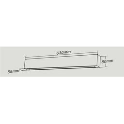 Kinkiet łazienkowy IBROS IP44 biały LED LIGHT PRESTIGE