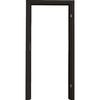 Ościeżnica REGULOWANA do skrzydła PLATO 80 Prawa Czarny mat 120 - 140 mm VOSTER