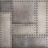 Panel kuchenny szklany Steel wall 60 x 60 cm Alfa-Cer