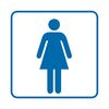 Znak informacyjny WC DAMSKIE