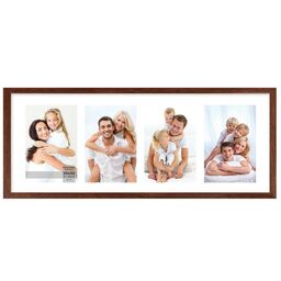 Multiramka na 4 zdjęcia 23 x 53 cm brązowa