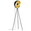 Lampa podłogowa MONA czarno-złota E27 WOFI
