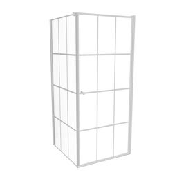 Kabina prysznicowa 90 x 90 cm Alvea White 1U P Wellneo