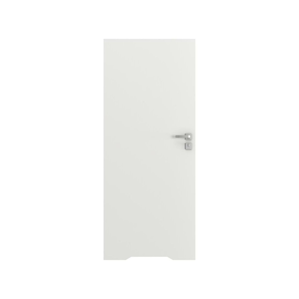 Drzwi wewnętrzne bezprzylgowe łazienkowe z podcięciem wentylacyjnym Vector T Białe 90 Lewe Porta